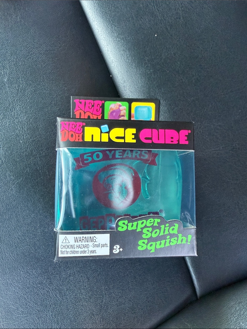 Authentic needoh Geppetto 50th limited edition Nice Cube Super Solid Squish!